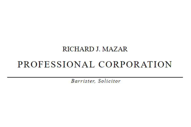 Richard J.Mazar - Logo